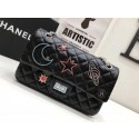 Chanel 2.55 Series Flap universe Bags Original Leather 1112B black HV03502uU16