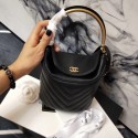 Chanel Bucket Bag Lambskin & Gold-Tone Metal A57861 black HV01877hi67