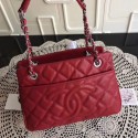 Chanel Caviar Leather shopping bag 3369 red HV08016Ym74