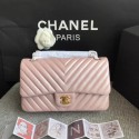 Chanel Classic original Sheepskin Leather Shoulder Bag 1112V pink gold chain HV03932Mc61