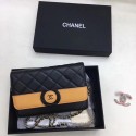 Chanel Clutch with Chain 6851 black Gold chain HV05515Eb92