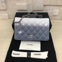 Chanel Clutch with Chain A33814 blue HV10470rf34