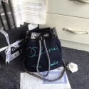 Chanel Drawstring Bag A57540 Navy Blue HV01829Sy67