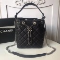 Chanel drawstring bag A91273 black HV00866dw37
