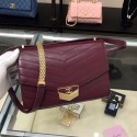 Chanel Flap Bag Calfskin & Gold-Tone Metal A57491 fuchsia HV01166rh54