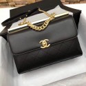 Chanel Flap Bag Calfskin Original Leather A57599 Black HV00870FT35