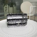 Chanel flap bag equins Lambskin Silver-Tone Metal AS0447 HV06843Oq54