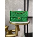 Chanel flap bag Grained Calfskin AS2357 green HV00649TV86