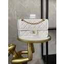 Chanel flap bag Grained Calfskin AS2357 white HV00496np57