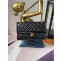 Chanel flap bag Grained Calfskin AS2358 black HV00284aj95