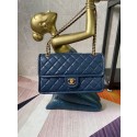 Chanel flap bag Grained Calfskin AS2358 Royal Blue HV00708mV18