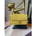 Chanel flap bag Grained Calfskin AS2358 yellow HV07042Gm74