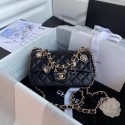 Chanel flap bag Lambskin & Gold-Tone Metal AS2326 Black HV02128Zf62