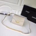 Chanel Flap Bag Original Calfskin & Gold-Tone Metal A57490 Light Beige HV09384fw56