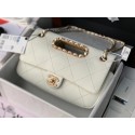Chanel Flap Bag Original Sheepskin Leather AS1466 white HV03348Fh96