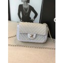 Chanel flap bag pearl bag A1116 White HV10153va68