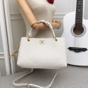 Chanel Flap Bag with Top Handle A57147 Beige HV05847hi67
