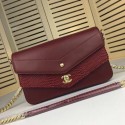 Chanel Flap Lambskin Leather Shoulder Bag 5748 fuchsia HV02388Yo25