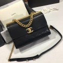Chanel Flap Original Cowhide Shoulder Bag 56987 black HV05146wn15