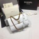 Chanel Flap Original Cowhide Shoulder Bag 56987 white HV10316nE34