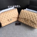 Chanel Flap Original Lambskin Leather Shoulder Bag CF1113 apricot gold chain HV05186bT70