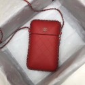 Chanel Flap Original Mobile phone bag 55699 red HV05119Lp50