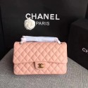 Chanel Flap Original sheepskin Leather Shoulder Bag CF1112 pink gold chain HV02463Oq54