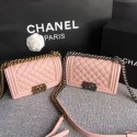 Chanel Flap Shoulder Bag Original Caviar leather LE BOY 67085 pink HV06646bT70