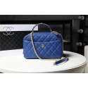 Chanel Flap Tote Bag 91907 blue HV01168CD62
