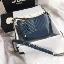 CHANEL GABRIELLE Original Small Hobo Bag A91810 Blue HV04416wn15
