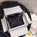 Chanel gabrielle small hobo bag A91810 black HV01626wv88