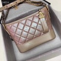 Chanel gabrielle small hobo bag A91810 dark pink HV04212ER88