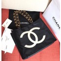 Chanel gold -Tone Metal Shoulder Bag 94118 black HV05689ki86