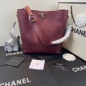 Chanel hobo handbag AS0414 Burgundy HV11253Zf62