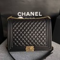 Chanel LE BOY Shoulder Bag Original Sheepskin 67087 Gold chain HV00658Gw67