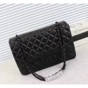 Chanel Maxi Quilted Classic Flap Bag Sheepskin C56801 black HV07031nE34