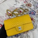 Chanel Mini Flap Bag Original Python & Gold-Tone Metal A69900 Yellow HV06426ff76