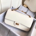 Chanel Original 2.55 Handbag Calfskin & Gold-Tone Metal A37586 white HV01524fJ40