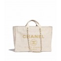 Chanel Original Canvas Leather Tote Shopping Bag 92298 cream HV03723CD62