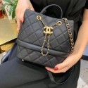 Chanel Original Caviar Leather Sac Hobo Bag AS0894 black HV07527Xw85