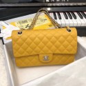 CHANEL Original Classic Handbag 1112 yellow HV10871yj81