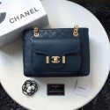 Chanel Original Deerskin Leather Classic Flap Bag 57219 blue HV11406dw37