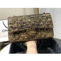 Chanel Original flap bag Twill soft A01112 gold HV06540DV39