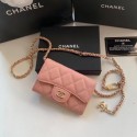 Chanel Original Grained Calfskin Pocket 81081 pink HV04627Ty85