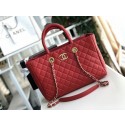 Chanel Original large shopping bag Grained Calfskin A93525 red HV05893sp14