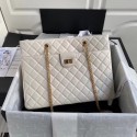 Chanel Original Lather Shopping bag AS6611 white HV11607Nw52