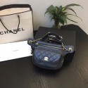 Chanel Original Leather Belt Bag Black SA0814 Gold HV02027Pu45