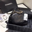 Chanel Original Small classic Sheepskin camera bag AS1511 black HV09211TL77