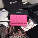 Chanel Original Small classic Sheepskin flap bag AS33814 rose HV11803LG44