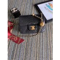 Chanel Original Small Snake skin flap bag AS1115 black HV01502fc78